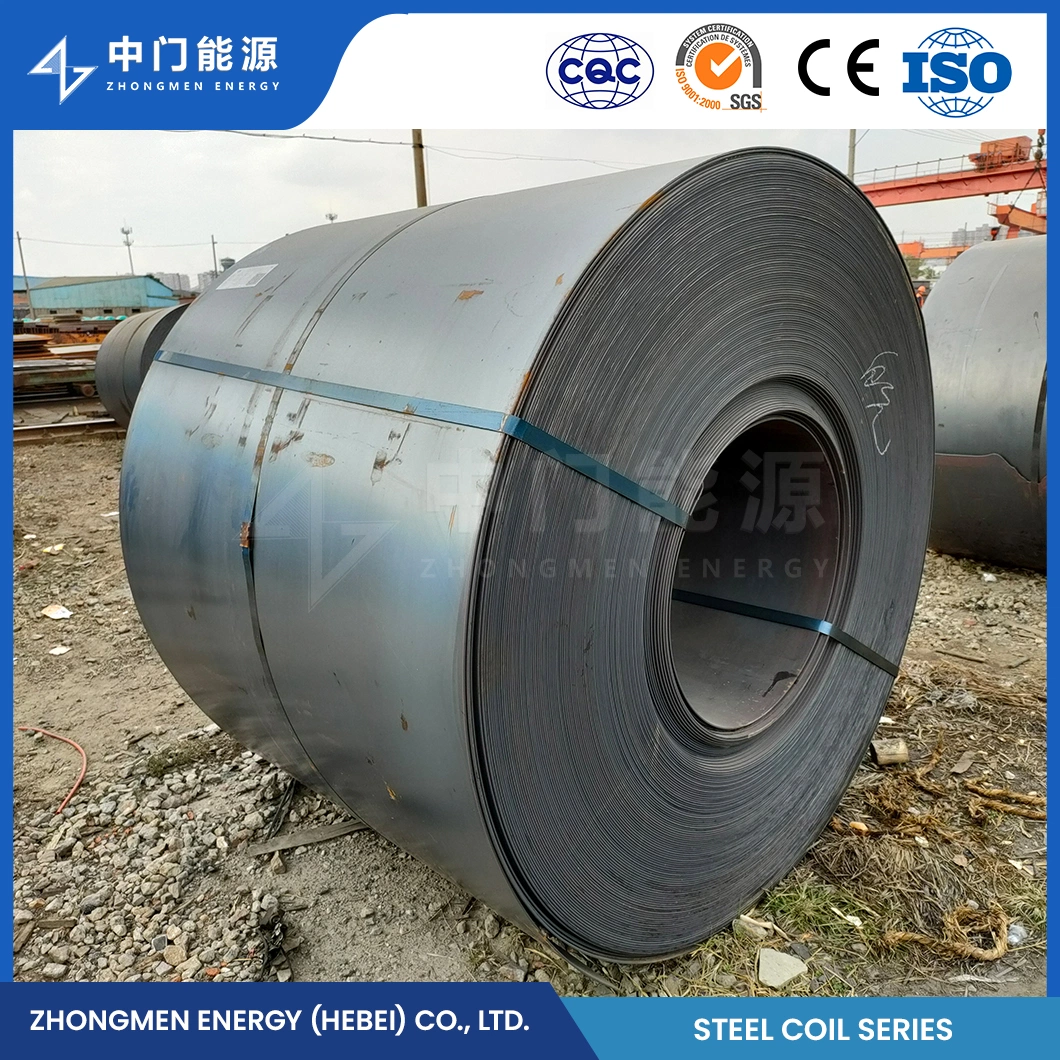 Zhongmen Energy HRC Hot Rolled Coil Manufacturing Mild Steel Plate 2 5 mm China Hot Rolled S185 Material ASTM Standard DC04 Cold Rolled Carbon Steel Coil