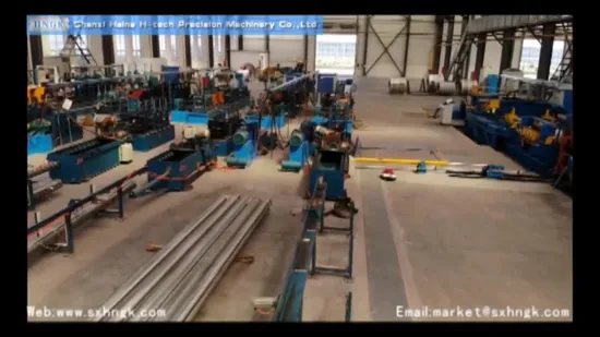 Línea de producción de tubos soldados con autógena de acero inoxidable de gran diámetro